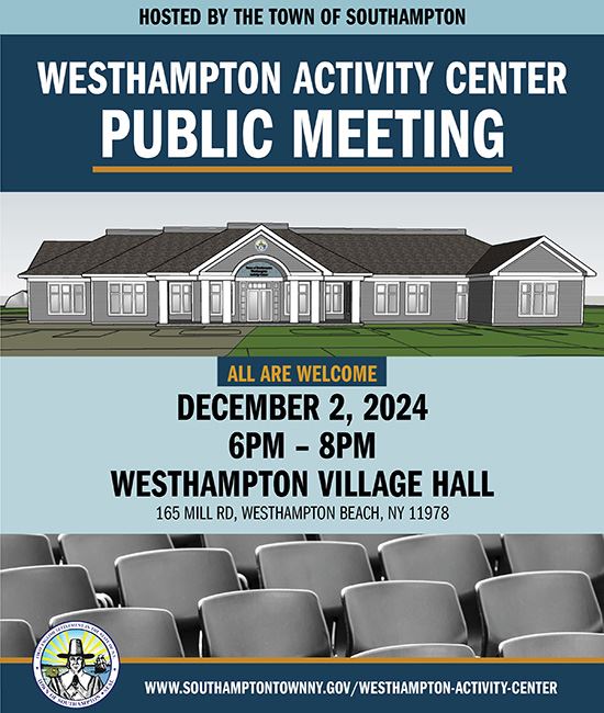 Westhampton Activity Center Public Meeting